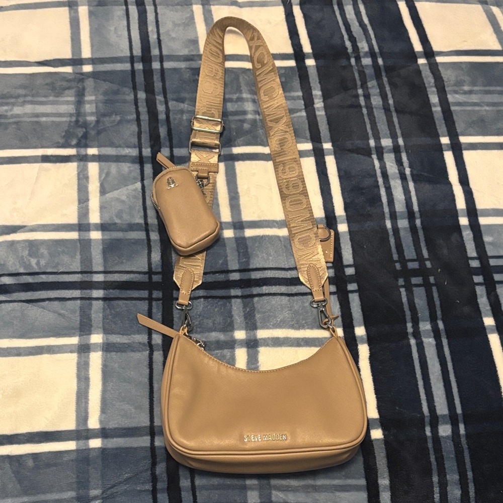 Steve Madden Tan Crossbody Bag